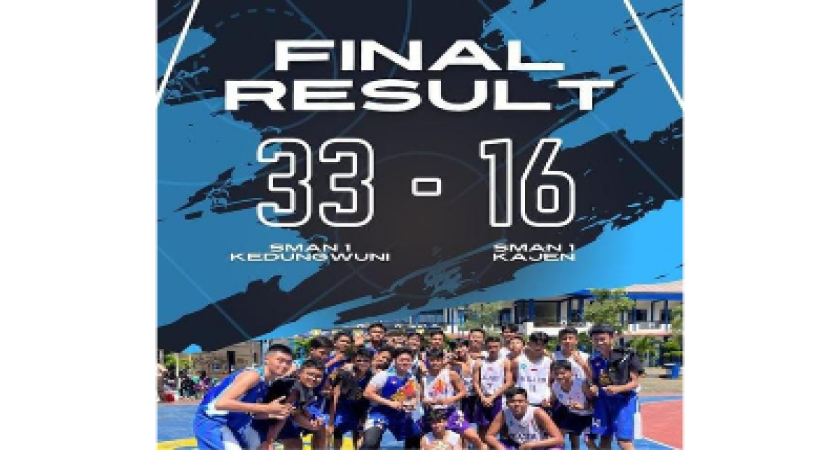 Raih Juara 1, Tim Basket Smandung Makin Bersinar